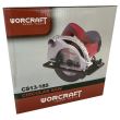 Fierastrau circular Worcraft CS13-185, putere 1300W, diametru disc 190 mm