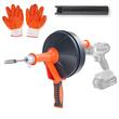Sarpe pentru desfundat tevi pentru bormasina, Lungime 762 cm, Diametru 1/4 inch