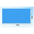 Prelata solara pentru piscine, 12 × 6 m, personalizabila, protectie UV, Albastra, grosime 0.3 mm