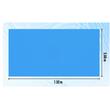 Prelata solara pentru piscine, 7.32 × 3.66 m, personalizabila, protectie UV, Albastra, grosime 0.3 mm