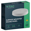 Panou led rotund, aplicabil 6W, 3000K, 660 lm, diametru 121 mm