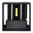 Aplica led cub, 660 lm, 6W, 3000K, 100 x 100 x 100 mm, Aluminiu, Negru
