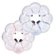 Set 2 mingi Sumo Zorb, Rosu/Albastru, pentru copii cu inaltimea de 1.1-1.6 m, manere si curele umar