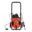 Sarpe pentru desfundat tevi, Electric, Profesional, 4 x capete taiere, 1500 W, Lungime 15 m, Diametru 1/2 inch, 1500 rpm