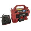 Compresor auto 4 in 1, cu acumulator Worcraft CAC-S20Li, 20V, 11 Bar, LED, lanterna si aspirator