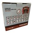 Compresor auto 4 in 1, cu acumulator Worcraft CAC-S20Li, 20V, 11 Bar, LED, lanterna si aspirator