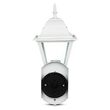 Felinar pentru perete, Fara bec, E27, max 60W, Aluminiu si Sticla, 400 x 148 mm, Alb Mat, IP44