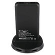 Powerbank cu stand de incarcare, Wireless 8000mAh, 2x USB, USB-C, Negru, 2.1 A, 5 W