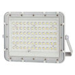 Proiector led cu incarcare solara 15 W, 1200 lm, 6400K, IP65, Aluminiu, Alb