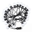 Ghirlanda luminoasa cu 20 becuri led, E27, Alb Cald, 10W, 600 lm, IP44, lungime 10 m