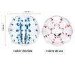 Set 2 mingi Sumo Zorb, pentru adulti cu inaltimea de 1.5-2 m, manere si curele umar, diametru 1.2 m