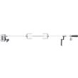 Rotisor electric pentru gratar Vevor Inox, max 12 kg, Extensibil, lungime de lucru 81-100 cm, putere 4 W