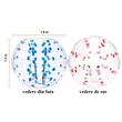 Set 2 mingi Sumo Zorb, pentru adulti cu inaltimea de 1.5-2 m, manere si curele umar, Diametru 1.5 m