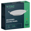 Panou led rotund 18W, incorporabil, 6500K, 1980 lm, diametru 203.2 mm