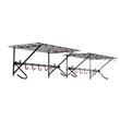 Set 2 suporturi depozitare 4 biciclete, 2 x rafturi, max 226.8 kg, dimensiune 1600 x 390 x 330 mm