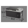 Lada frigorifica cu compresor pentru auto, 12/24 V DC, 110-240 V AC, capacitate 20 l, -10 ℃ pana la 20 ℃, 580 x 330 x 310 mm