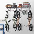 Set 2 suporturi depozitare 4 biciclete, 2 x rafturi, max 226.8 kg, dimensiune 1600 x 390 x 330 mm
