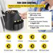 Aparat pentru sortat monede Euro, Viteza de numarare 300 buc/min, 20 W