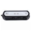Prelungitor 3 prize Schuko, 2xUSB 1.2 A, lungime 1.4 m, Intrerupator, Negru/Gri