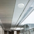 Plafoniera led cu senzor miscare, Interior/Exterior IP65, Culoare lumina 3 in 1, 2600 lm, 20 W, dimensiune 320 x 100 mm, Alba, Rotunda
