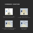 Plafoniera led cu senzor miscare, Interior/Exterior IP65, Culoare lumina 3 in 1, 2600 lm, 20 W, dimensiune 320 x 100 mm, Alba, Rotunda