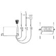 Senzor PIR extern, Prag minim iluminare reglabil 5- 50 lux, 360 grade, 2300W, IP54