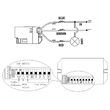 Senzor PIR extern, max 9 m, Prag minim iluminare reglabil 10 - 2000 lux, 360 grade, 800W