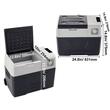 Lada frigorifica cu compresor troller, Bluetooth, USB, Led, 12/24 V DC, 110-240 V AC, capacitate 30 l, -20 ℃ pana la 20 ℃, 631 x 378 x 375 mm