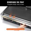 Grill Panini, Profesional, suprafata de gatit Neteda/Striata 485 x 230 mm, Otel inoxidabil, Temperatura de incalzire 50-300 °C