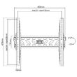 Suport TV, max 50 kg, Inclinabil, Bula de nivel, diagonala 32-55 inch, standard Vesa, Otel