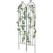 Set 2 suporturi pentru plante agatatoare, 51 x 180 cm, Otel, Diametru teava 10 mm