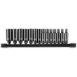 Set 14 chei tubulare adanci de impact, Hexagonale, prindere 1/4 inch, Cr-Mo, 4-15 mm