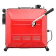 Sarpe pentru desfundat tevi, Electric, Profesional, 11 x capete taiere, 850 W, 2 x cabluri arc 14.5 m x 16 mm/14 m x 22 mm, pentru țevi cu diametrul de 50-110 mm