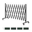 Poarta de securitate extensibila, Lungime max 3.37m, 4 x roti, Inaltime 102 cm, Negru