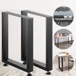 Set 2 picioare pentru mese, Vivatechnix Otel, dimensiune 72x60 cm, max 1000 kg