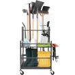 Organizator scule si unelte pentru gradina/garaj, Otel, 4 x roti, 652 x 403 x 990 mm