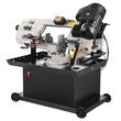 Fierastrau cu banda pentru metal, 1.1 kW, Lungime banda 2362 mm, unghiuri de rotatie de la 0° la 45, 4 viteze reglabile, Viteza maxima 65 m/min, baza rotativa