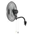 Ventilator oscilant de perete, diametru 500 mm, Metal, 65 W, 3 viteze, unghi de rotatie reglabil