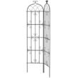 Set 2 suporturi pentru plante agatatoare, 51 x 180 cm, Otel, Diametru teava 10 mm