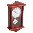 Ceas retro cu pendul, de perete, Lemn pin, Mecanism Quartz, 460 x 240 x 92 mm, Maro