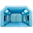 Cabina de vopsit gonflabila, dimensiune 8.5 x 4.6 x 3 m, 2 x suflanta 370/1100 W, Impermeabila, PVC, sistem filtrare