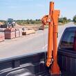 Macara cu troliu manual pentru camionete, Brat telescopic rotativ la 360°, max 510 kg, Pliabil