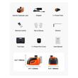 Kit cric electric cu acumulator, Inaltime ridicare 160-450 mm, Telecomanda, Max 5 Tone, Triunghi reflectorizant, Lanterna