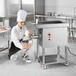 Masina electrica de tocat carne, Industriala, nr.32, lame inox, 2200W, Accesoriu carnati, Capacitate 10 kg/min
