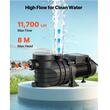 Pompa pentru piscine supraterana, Filtru detasabil, Debit 11700 l/h, Inaltime max 8 m, putere 250 W, IPX5