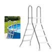 Scara pentru piscine supraterana, Inox, 4 trepte, max 150 kg, 1470 x 720 x 1830 mm