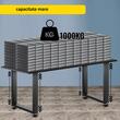 Set 2 picioare pentru mese, Vivatechnix Otel, dimensiune 72x60 cm, max 1000 kg