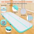 Saltea gonflabila pentru antrenament,Fitness, Yoga,gimnastica, Pompa inclusa, 3000x1010x100 mm, Geanta transport