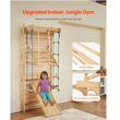 Structura de catarat multifunctionala 8 in 1, 15 x Niveluri, fixare pe perete, max 100 kg, Inaltime 2150 mm, latime 1500 mm, Lemn masiv