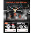 Compresor de aer fara ulei, Portabil, 1.5 kW, 126 l/min, 6.2 Bar, presiune max 8 Bar, Rezervor 30 l